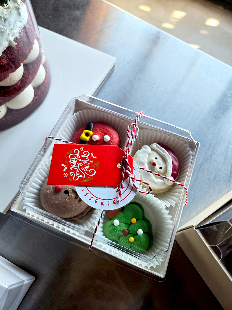 Holiday - Macaron gift box Mini (4 pcs)