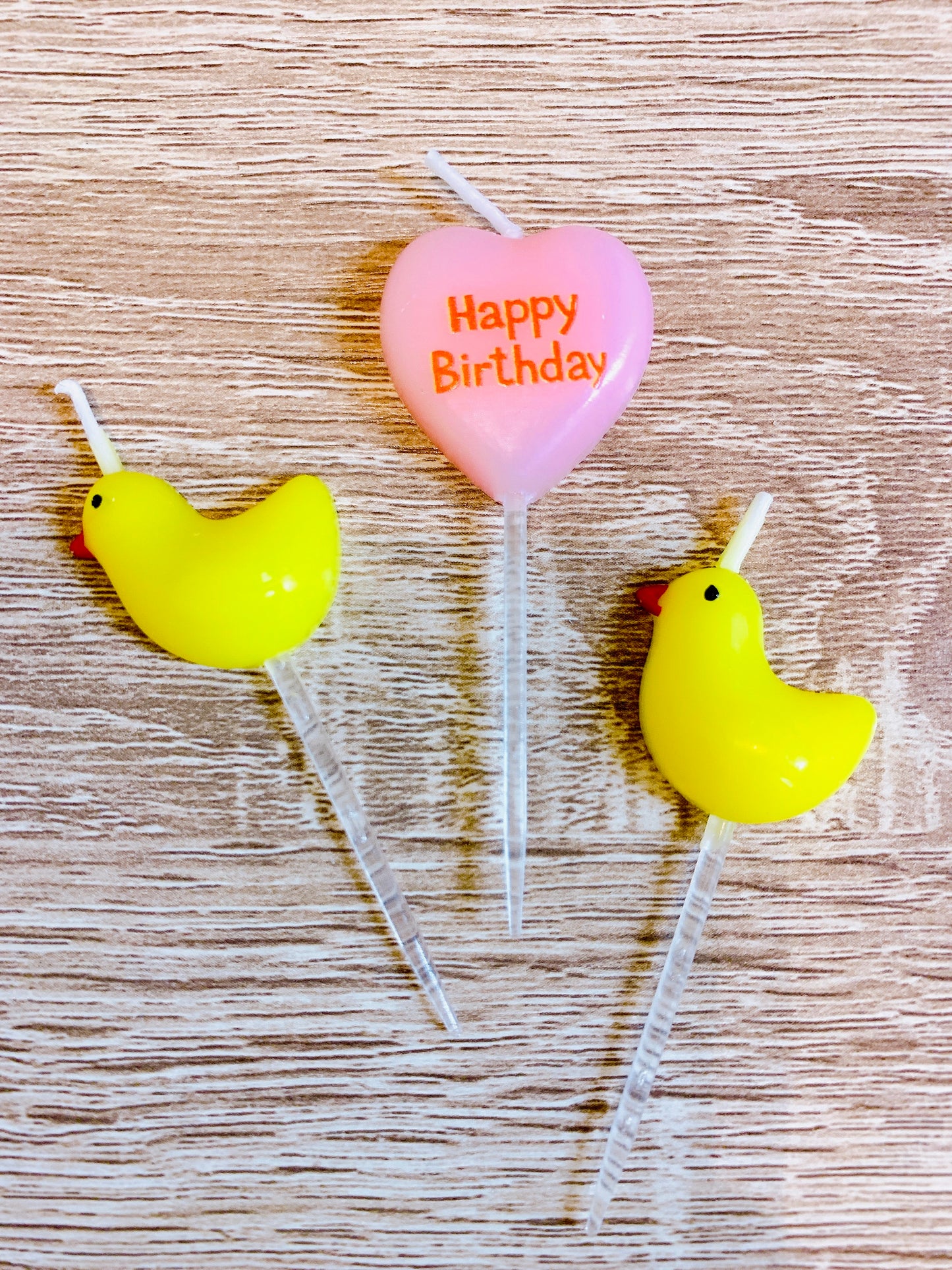 Happy Birthday π with Yellow Duck π¦ Candles