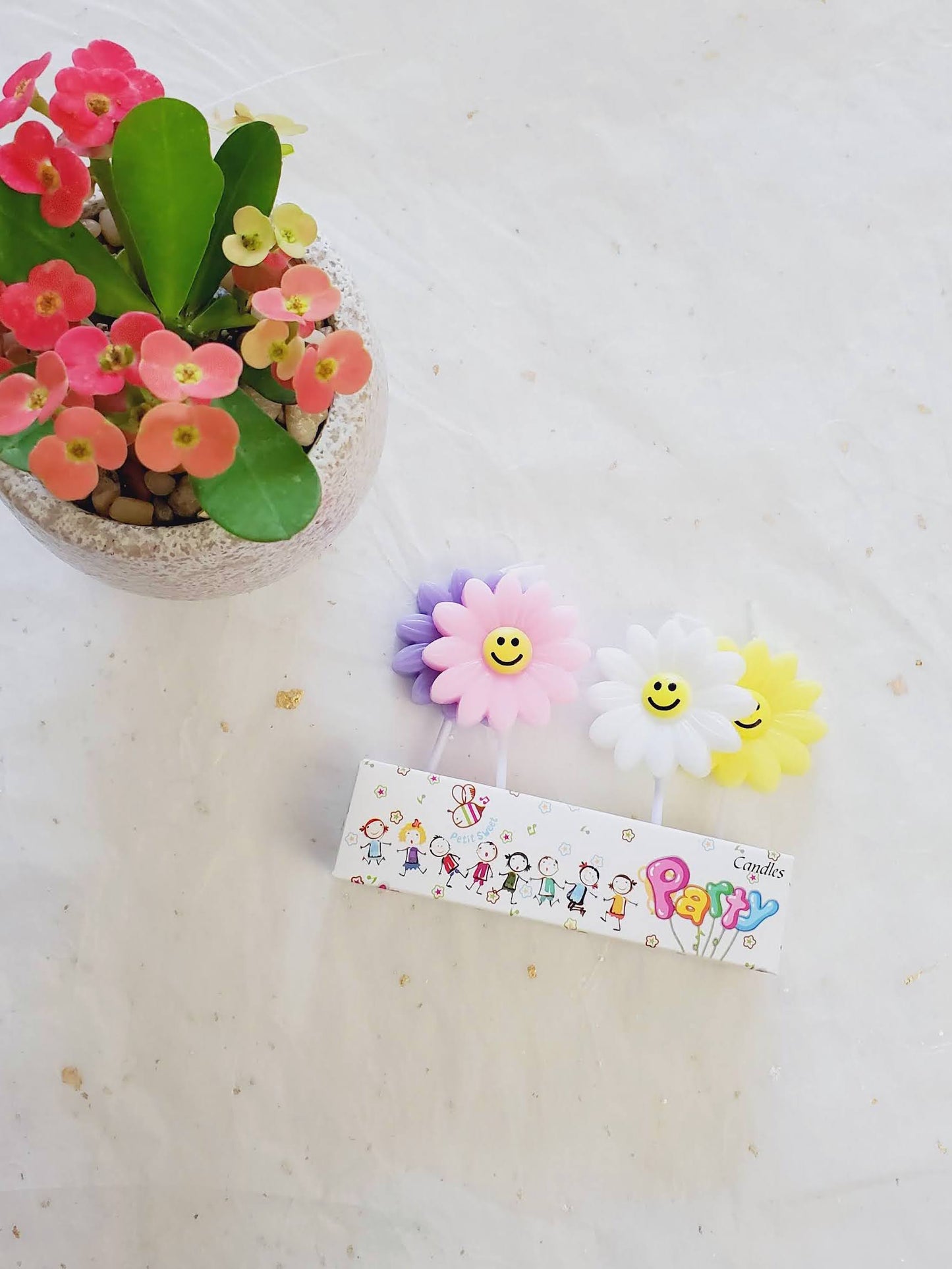 Daisy Flower Candles 데이지 꽃 초