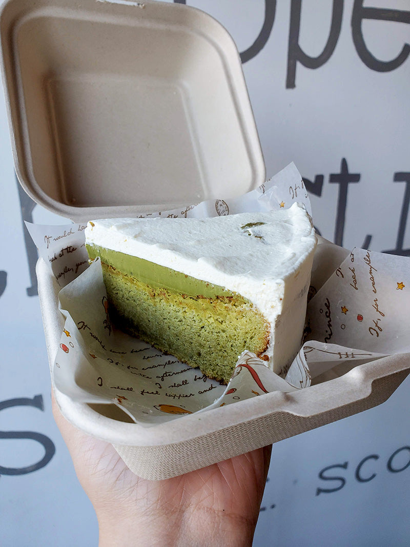 Matcha Gateau chocolat blanc