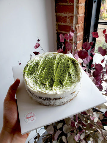 Matcha Gateau chocolat blanc