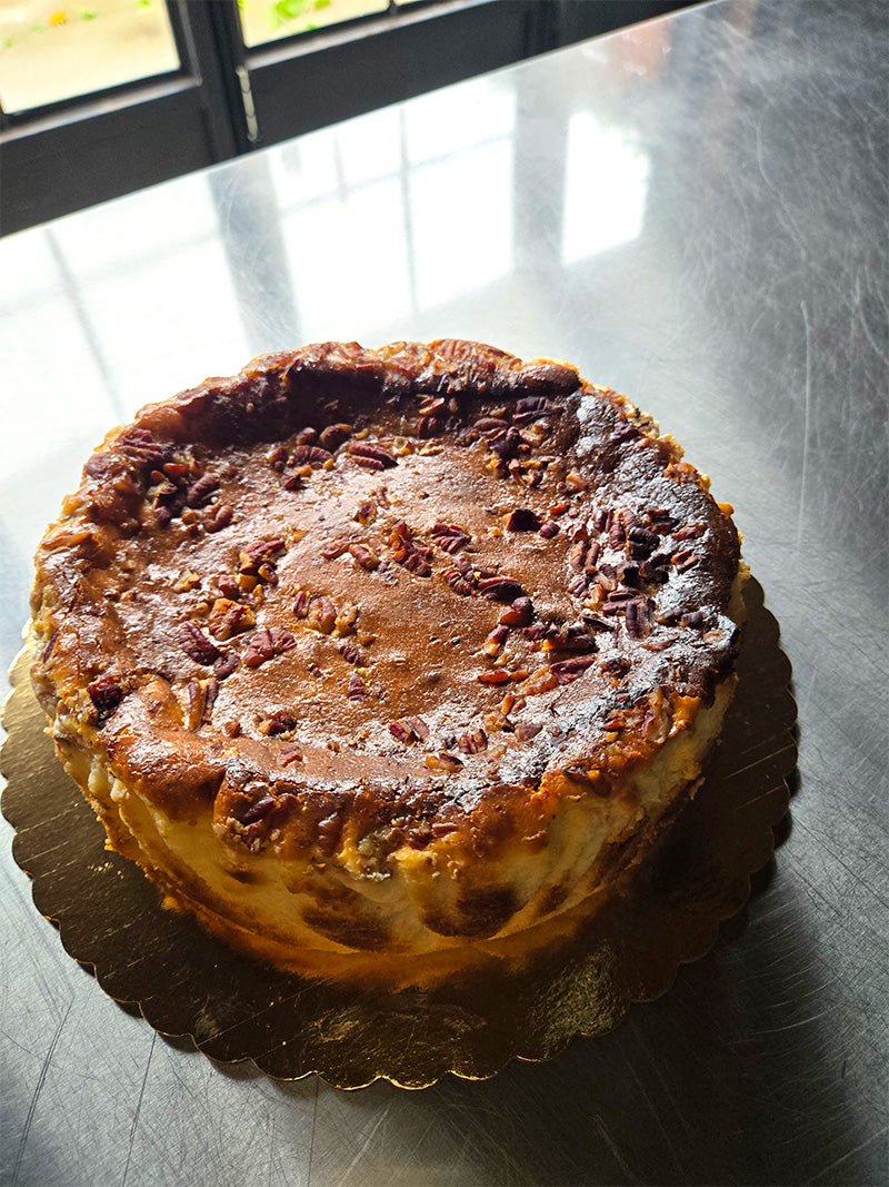 Maple Pecan Basque Cheesecake
