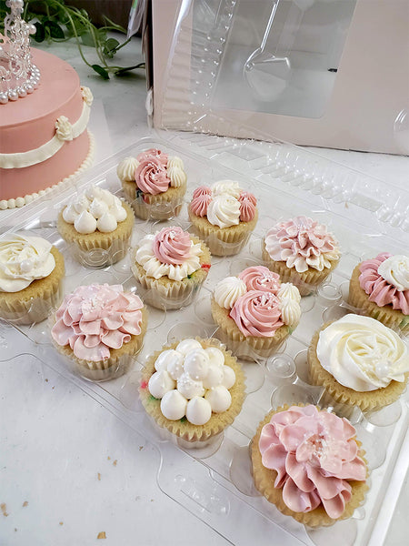 Pink flower collection - Cupcakes