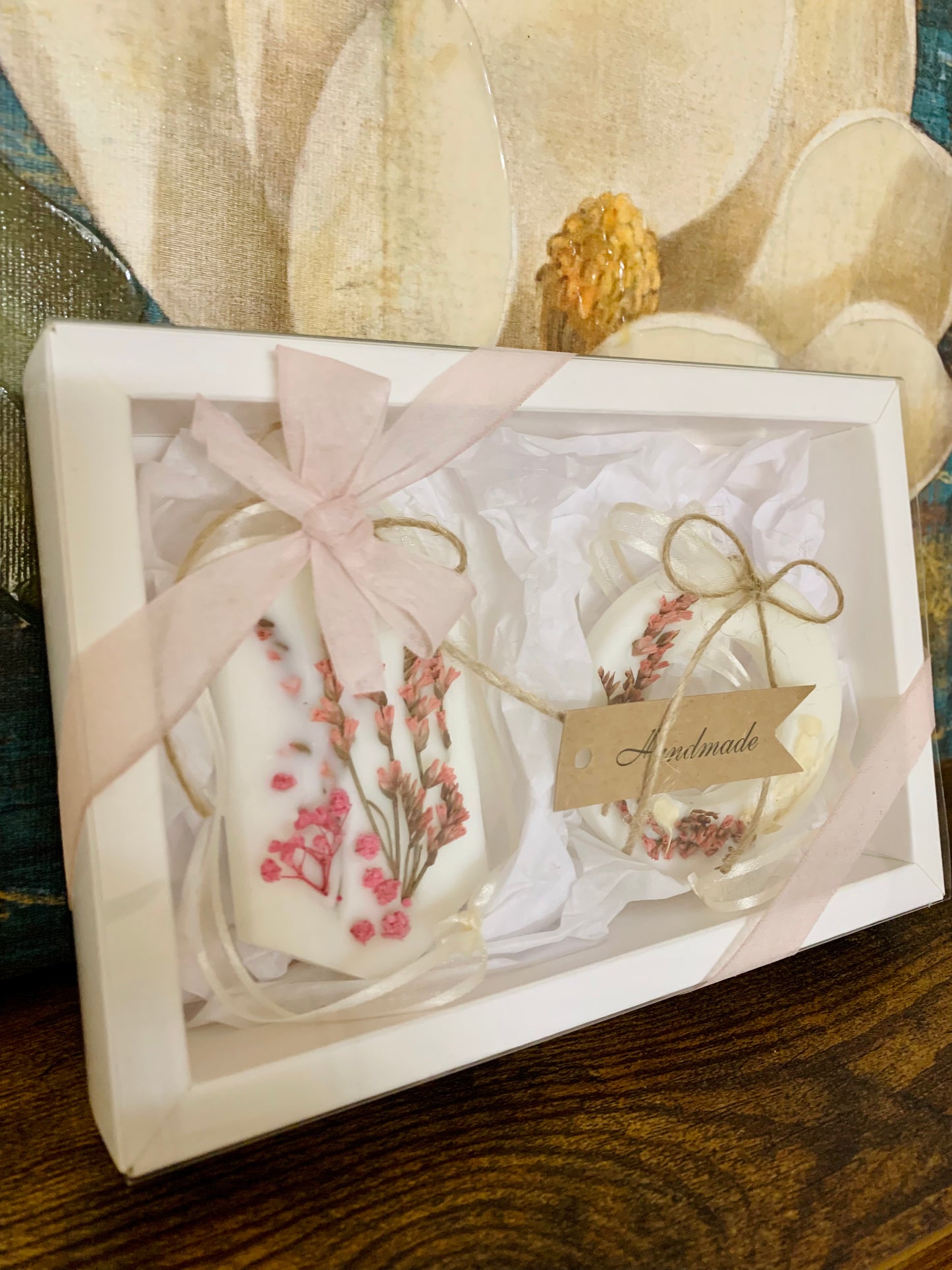 왁스 타블렛 선물박스 / 방향제 / Wax Tablet White Gift Box