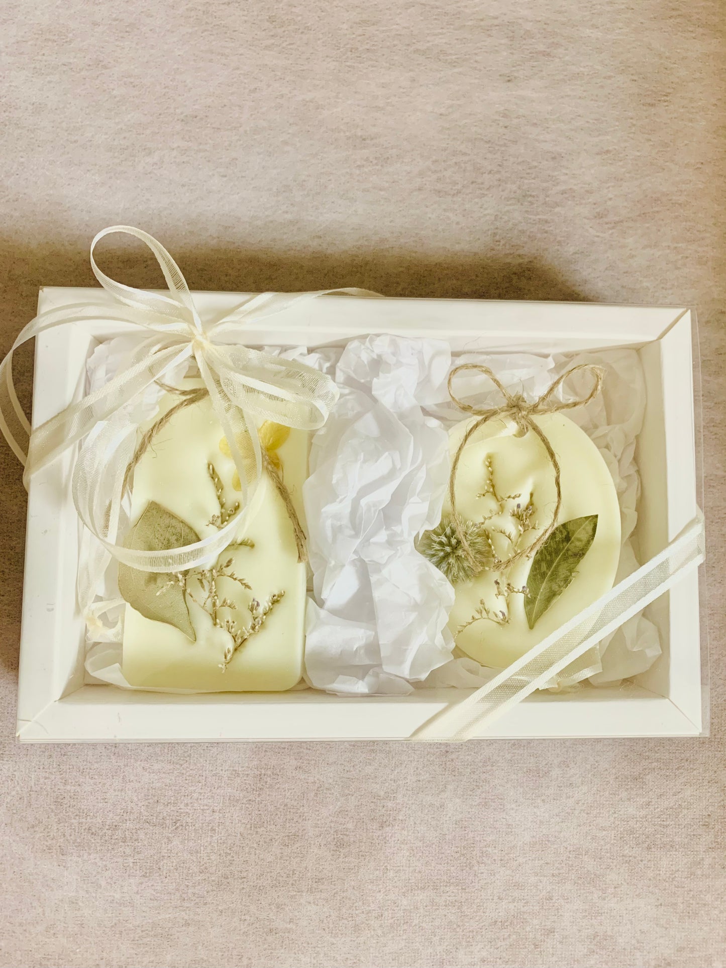 왁스 타블렛 선물박스 / 방향제 / Wax Tablet White Gift Box
