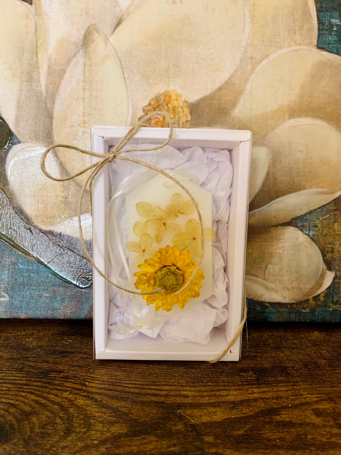 왁스 타블렛 선물박스 / 방향제 / Wax Tablet White Gift Box