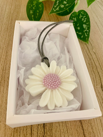 데이지 꽃 왁스 타블렛 선물박스 / Daisy Flower Wax Tablet / 방향제 / White Gift Box