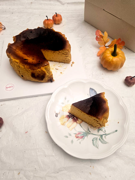 Pumpkin Basque Cheesecake