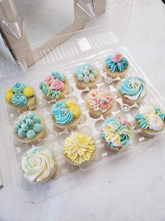 Pastel flower collection - Cupcakes