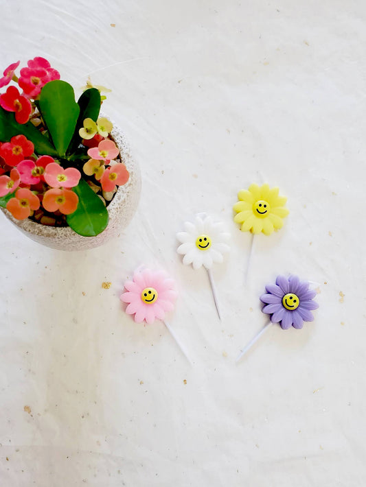 Daisy Flower Candles 데이지 꽃 초