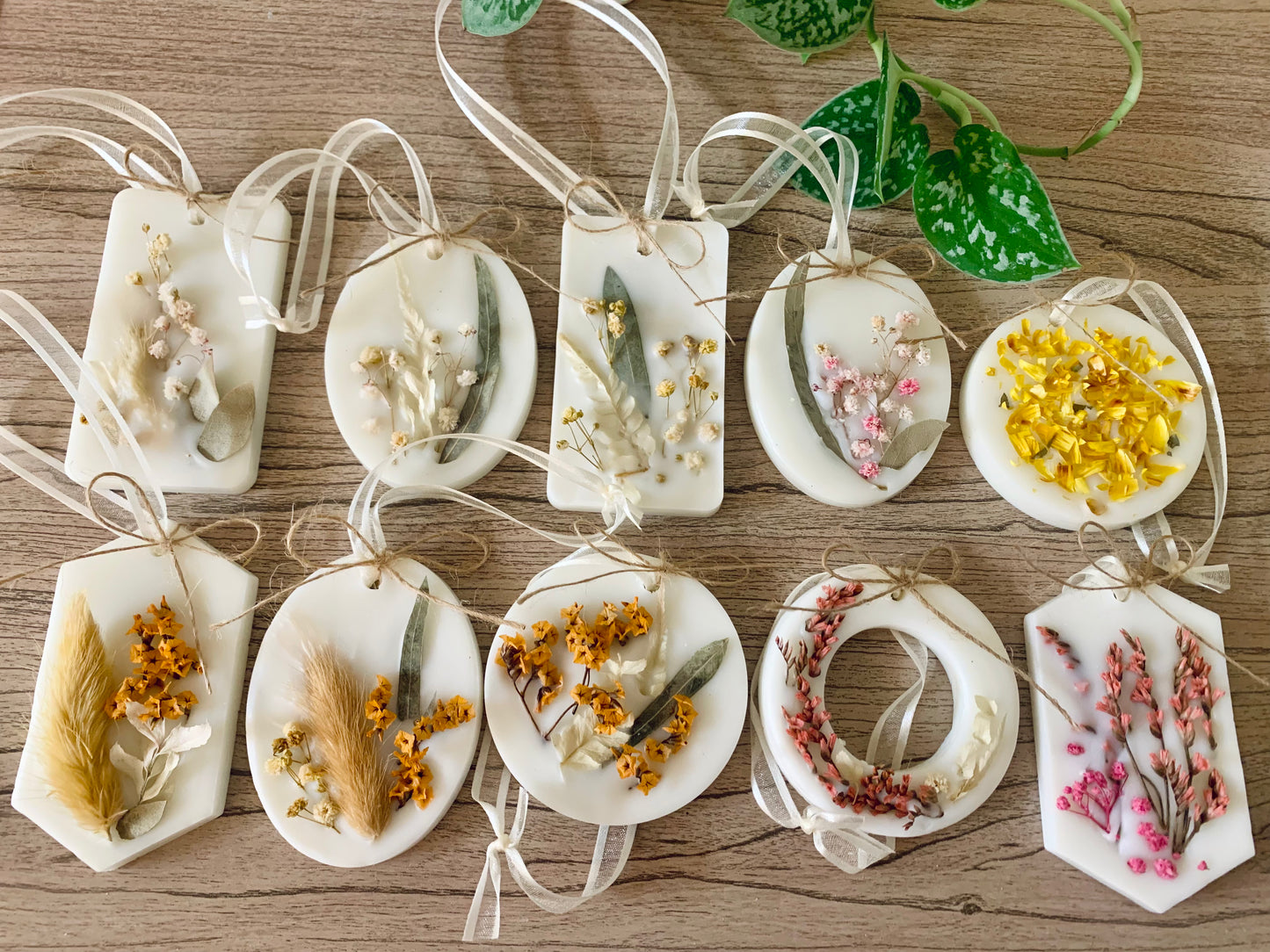 왁스 타블렛 선물박스 / 방향제 / Wax Tablet White Gift Box