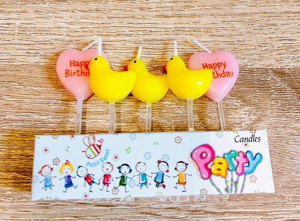 Happy Birthday 💖 with Yellow Duck 🦆 Candles