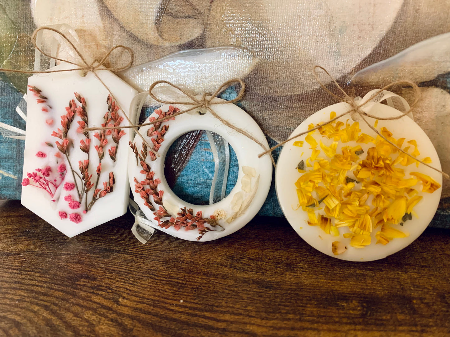 왁스 타블렛 선물박스 / 방향제 / Wax Tablet White Gift Box