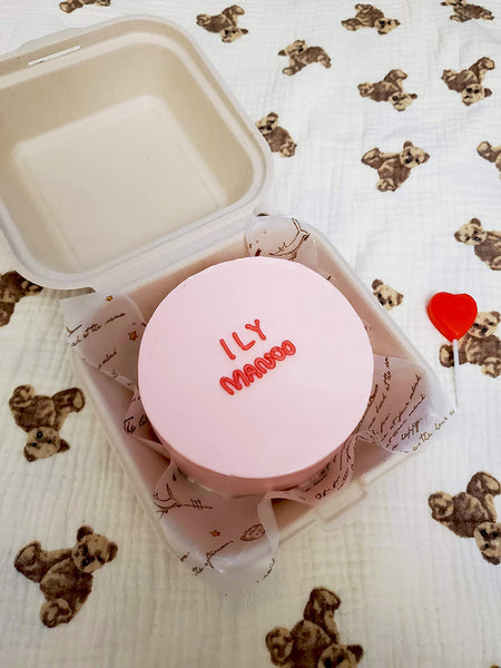 Simple Message - Dosirak (Lunchbox) cake