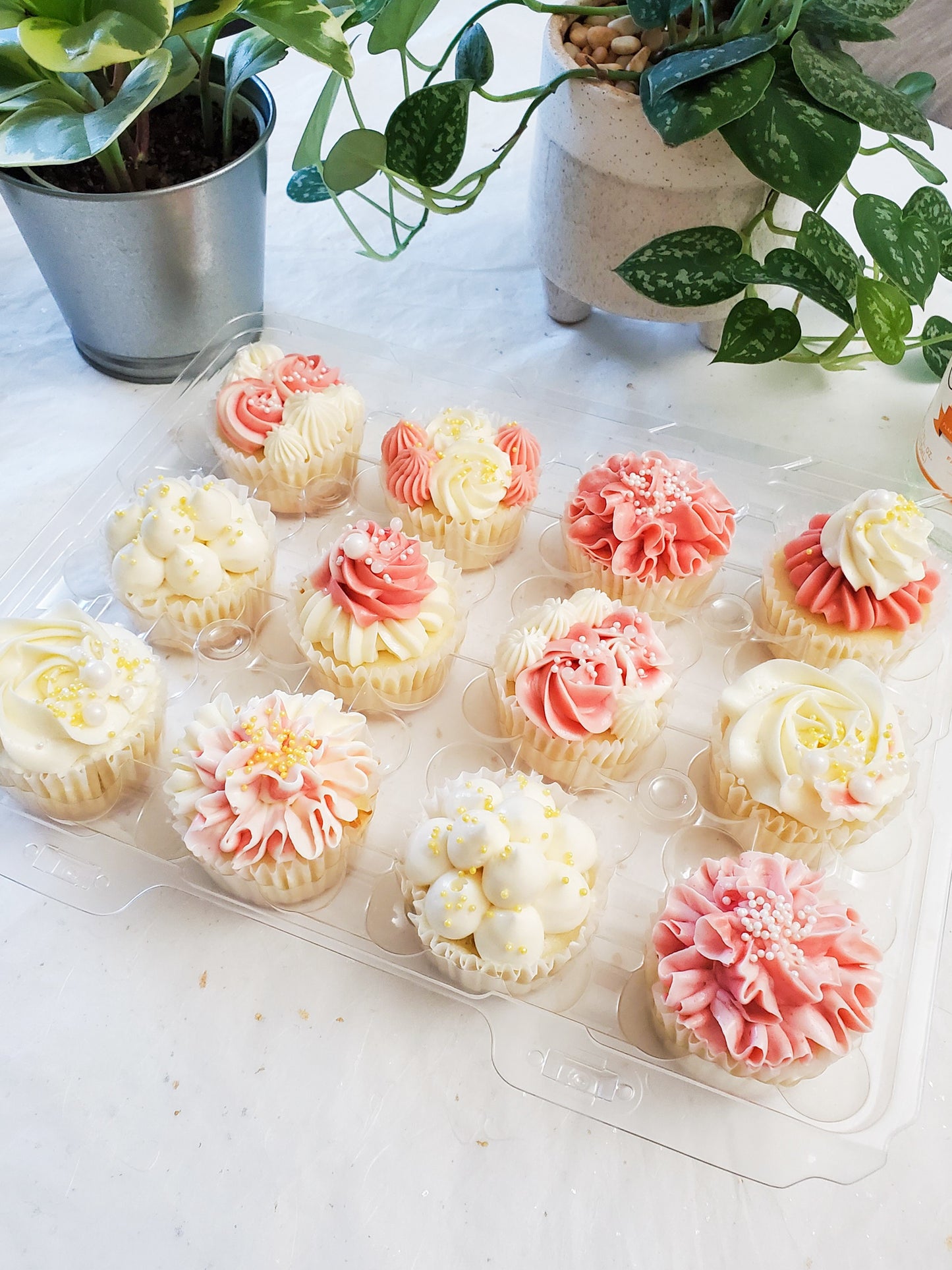 Pink flower collection - Cupcakes